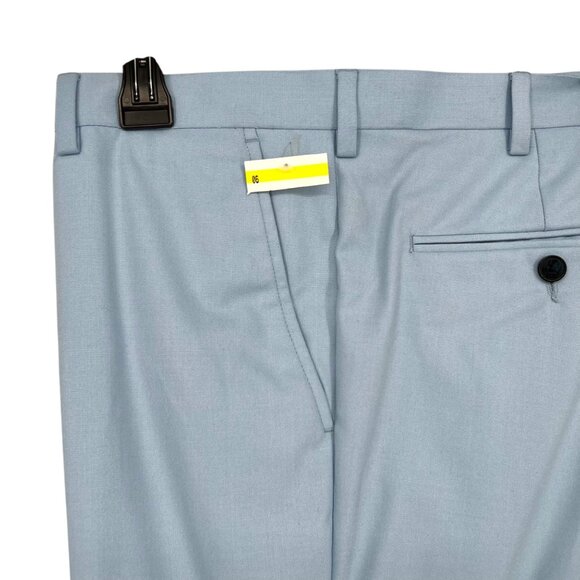 Nordstrom Rack Extra Trim Fit Light Blue Dress Pants Waist 40 NWOT - Picture 5 of 11